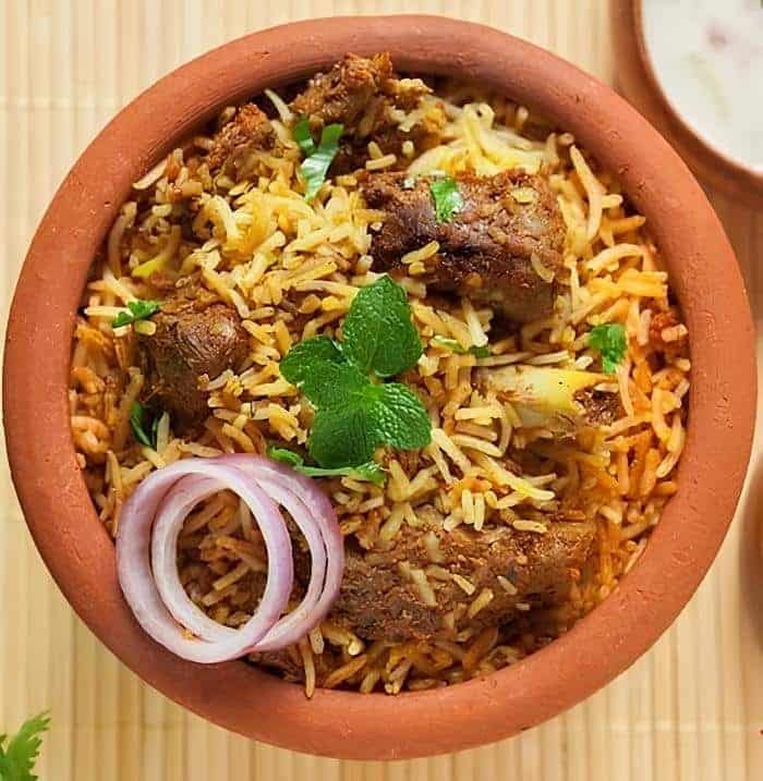 Mutton Biryani (Bone – in)