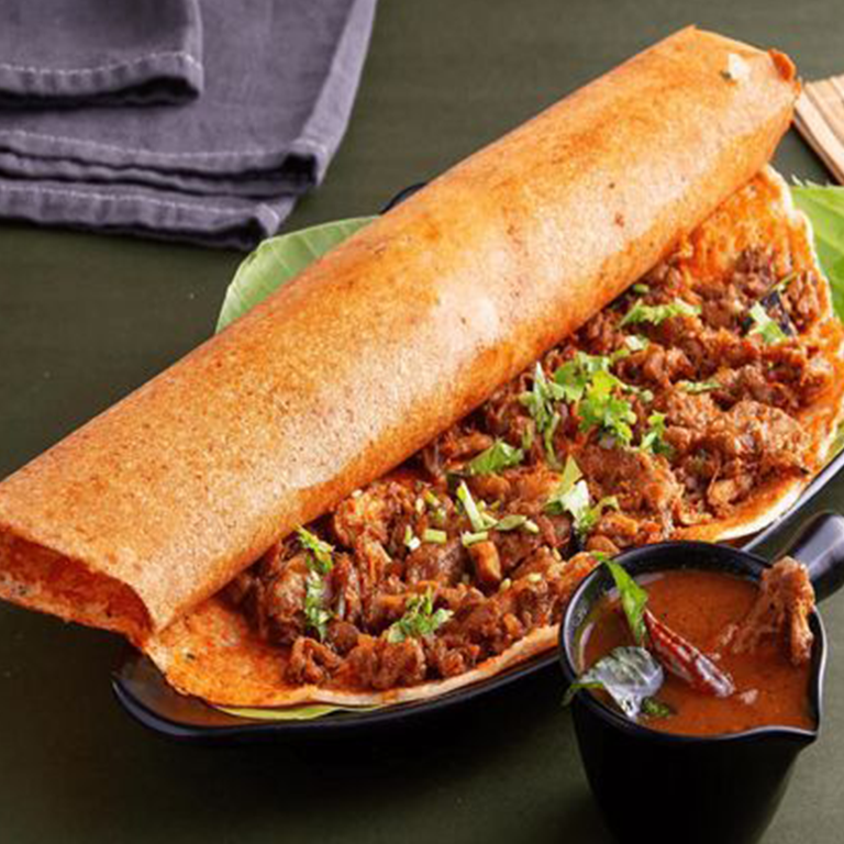 Madurai Chicken Kari Dosa