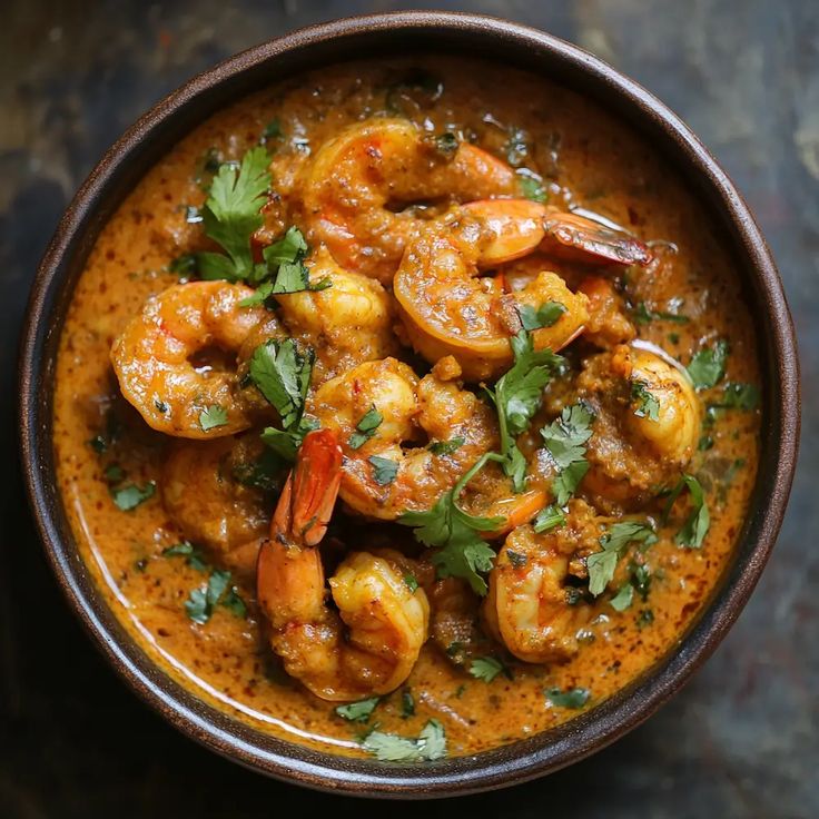 Prawn Curry (South Indian Style)