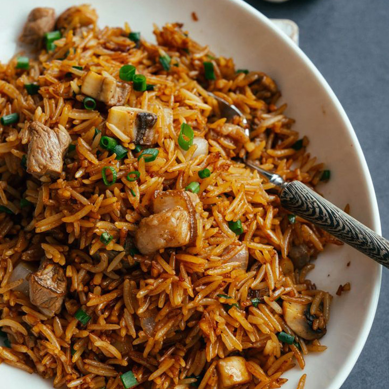 Mushroom Rice Schezwan