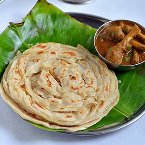 Parotta with Mutton Paya