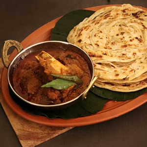 Parotta with Mutton Curry