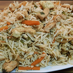 Mixed Non-Veg Rice (Chicken, Mutton, Prawn)