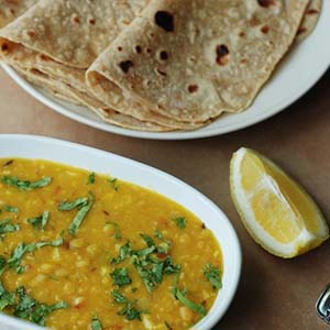 Chapathi with Dal Fry