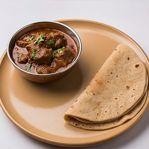 Chapathi with Mutton Curry