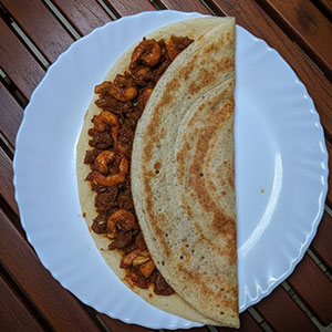 Prawn Dosa